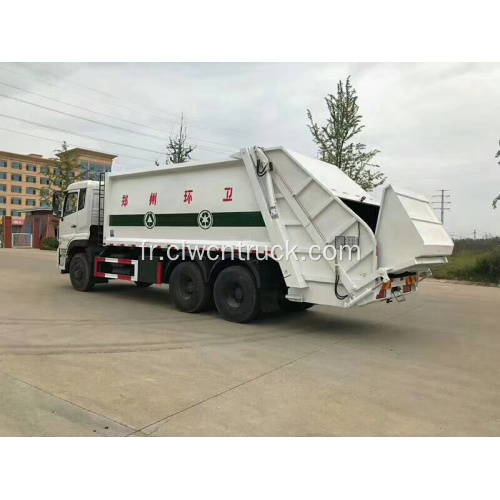 Type de luxe Dongfeng 270hp 18cbm camion de recyclage des ordures